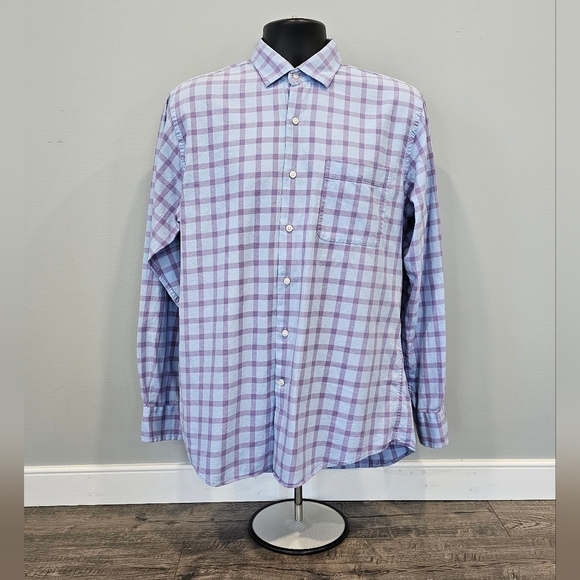 Peter Millar Men's Cotton/Silk Button Down - Size (M) - Great Condition - Picture 1 of 8